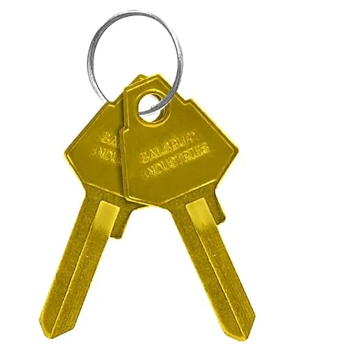 Salsbury Industries Mailboxes Key Blank, Brass, Pins 5, PK50