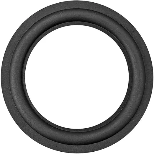 uxcell 4.5" 4.5 Inch Speaker Rubber Edge Surround Rings Replacement Part for Speaker Repair or DIY