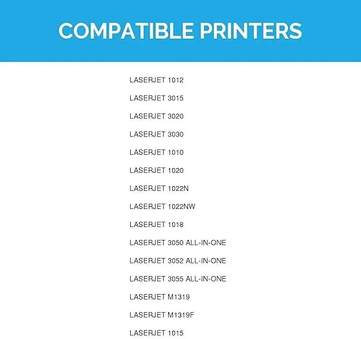 LD Products Compatible Replacements for HP 12A Black Toner Cartridge 5-Pack for Use in Laserjet: 1010, 1012, 1018, 1020, 1022, 1022n, 1022nw, 3015, 3020, 3030, 3050, 3052, 3055, M1319, M1319f