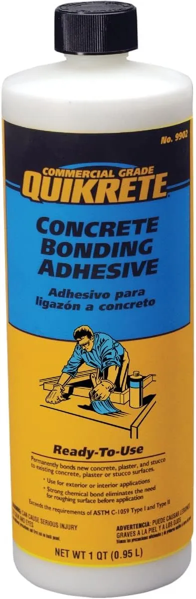 Quikrete 990201 Concrete Bonding Adhesive, 1 QT (0.95 L)
