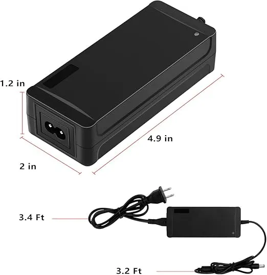 SUPERNIGHT 100V - 240V to DC 12V 5A Switching Power Supply Adapter Converter for LED Strip Lights