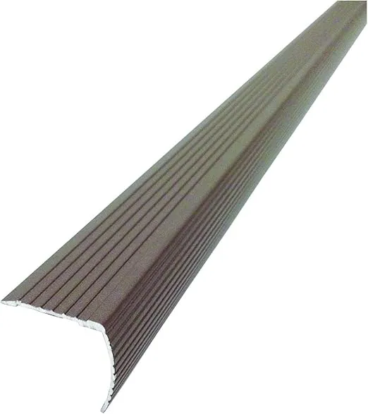 M-D Building Products 43311 36 in. Spice Aluminum Cinch® Fluted Stair Edging
