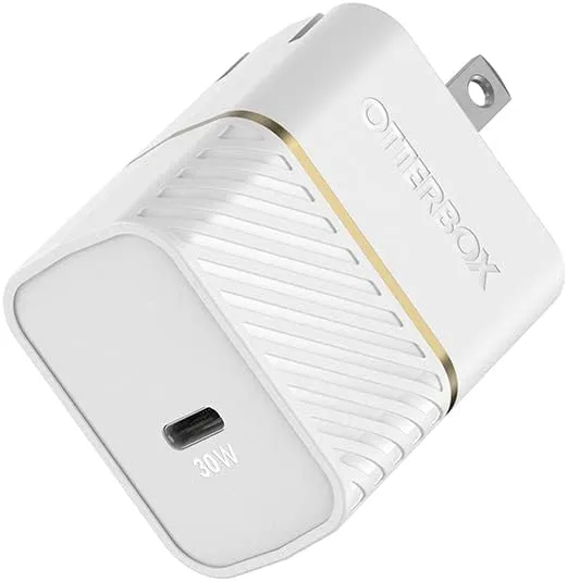 OtterBox Fast Charge USB-C Wall Charger, 30W - Cloud DUST