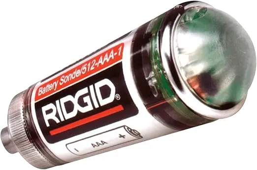 RIDGID 16728 Compact Remote Transmitter, 512 Hz. NaviTrack Battery Sonde for Underground Pipe Location