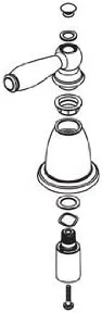 Moen 131101 Handle kit, Chrome