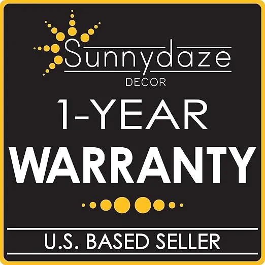 Sunnydaze 24-LED Umbrella Lights 2-Panel Cordless Light Ring for Patio Umbrellas - Battery Operated - Black