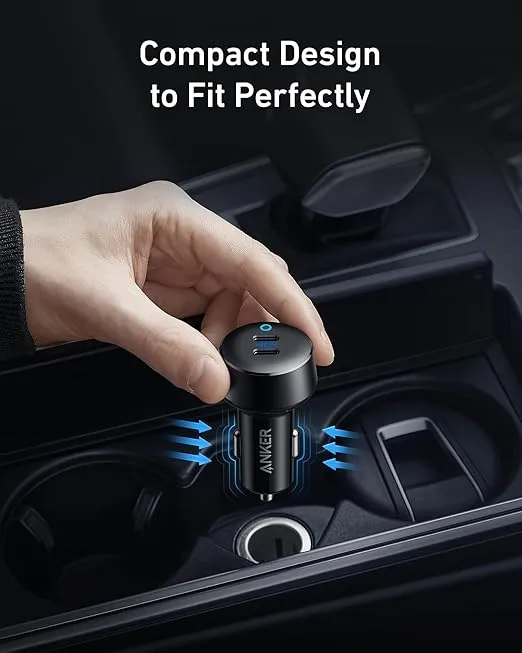 Anker USB C Car Charger, 36W 2-Port PowerIQ 3.0 Type C Car Adapter, PowerDrive III Duo with Power Delivery for iPhone12/12 Pro / 11/11 Pro /11 Pro Max/XR/Xs/Max/X, Galaxy, Pixel, iPad Pro and More