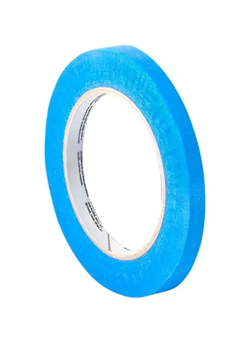 3M 2090 ScotchBlue Painters Tape - 0.5 in. x 180 ft. Masking Tape Roll for Medium Adhesion. Painting Wall Preparation