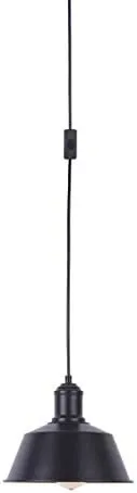 Craftmade SW2001-NT Portable Swag Pendant, 1-Light 60 Watt, 12"H x 17"W, Natural