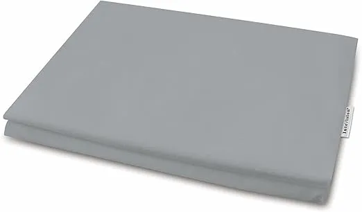 InteVision 400 Thread Count, 100% Egyptian Cotton Pillowcase. Designed to Fit The 7.5" Version of The InteVision Foam Wedge Bed Pillow (26" x 25" x 7.5") (Gray)