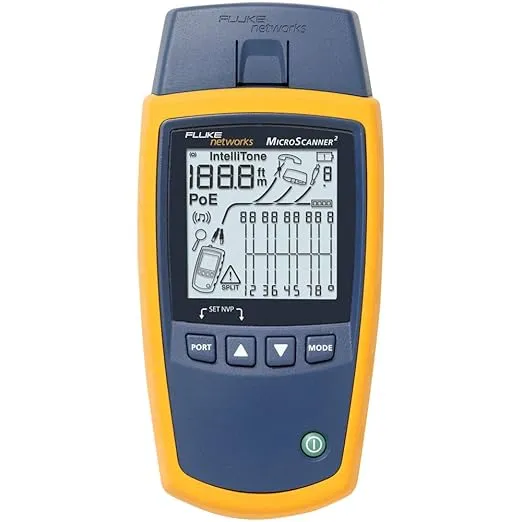 Fluke Networks MS2-100-IE MicroScanner2 Industrial Ethernet kit