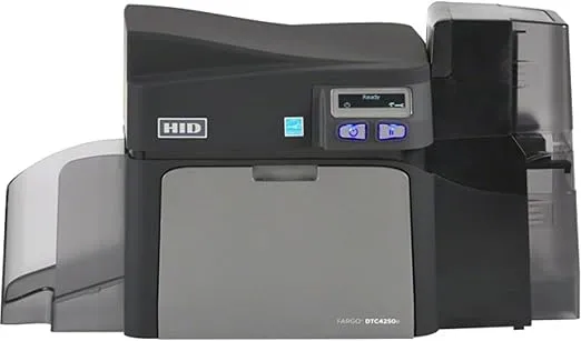 Fargo DTC4250e Single Sided Desktop Dye Sublimation/Thermal Transfer Printer - Color - Card Print - Ethernet - USB