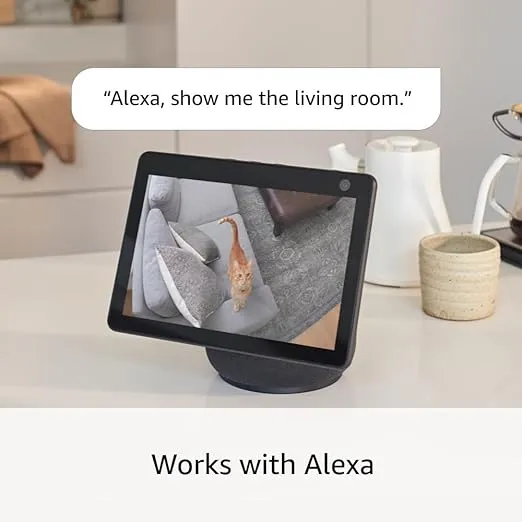 Introducing Ring Pan-Tilt Indoor Cam | See all around with 360° pan coverage, HD video, plus Two-Way Talk (2024 release) | Starlight