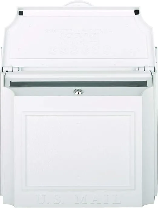 Whitehall Products 16139 Wall Mailbox, White
