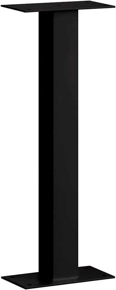 Salsbury Industries 4865BLK Standard Mailbox Post Bolt Mounted, Black