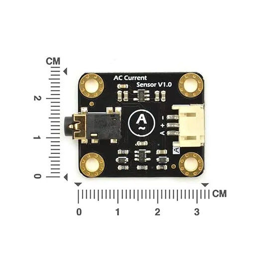 Gravity: Analog AC Current Sensor (20A) - AC Current Signal Conversion Module and Open Type AC Transformer Probe Included - Non-contact Measurement