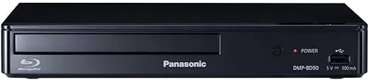 Panasonic DMP-BD90P-K Blu-ray DVD Player with Full HD and Dolby Digital Sound (Black, Renewed)