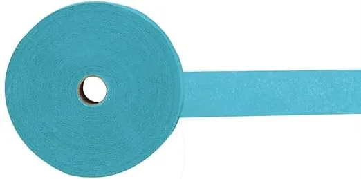 Amscan Party Crepe Streamer, 500', Carribbean blue