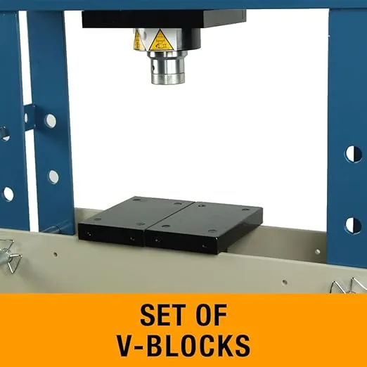 Baileigh 30-Ton H-Frame Pneumatic Shop Press (Model HSP-30A)