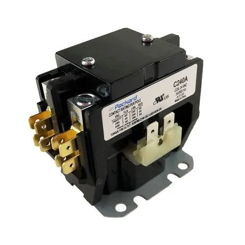 Contactor Double Two Pole 40 Amp 24 Volts Air Conditioning PC240A