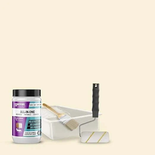 BEYOND PAINT Furniture, Cabinets and More All-in-One Refinishing Kit/Color- Off White