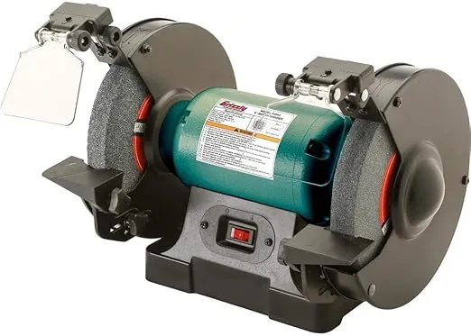 Grizzly Industrial G0865-8" Bench Grinder with LED Lights