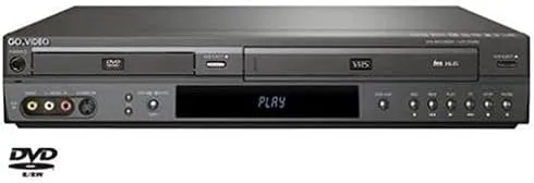 Go Video VHS to DVD Recorder VCR Combo w Remote, HDMI (Renewed), Black Gray