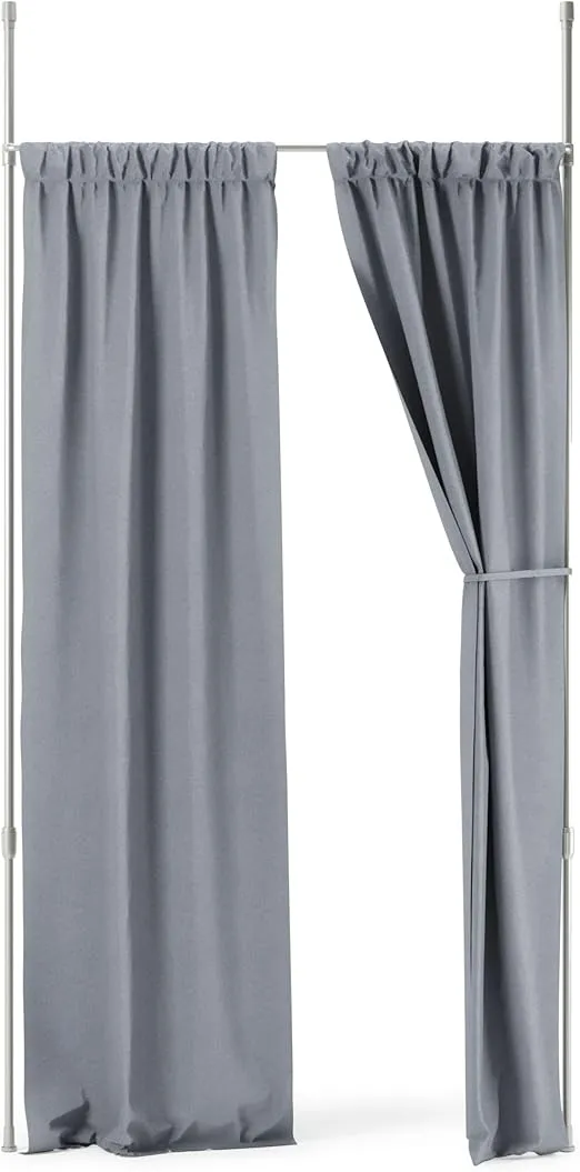 Umbra Anywhere Expandable Curtain Rod and Room Divider, Nickel