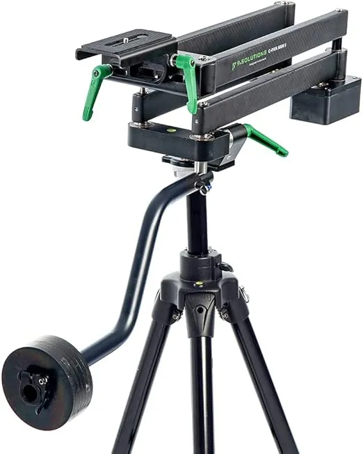 9.Solutions C-Pan Arm II, Carbon Fiber, Lighter-Weight, Upgraded Smoothness, 9.CPA2C, Slider, Jib/Crane for Different pan/Movement, for Photography, Videography & Filmmaking