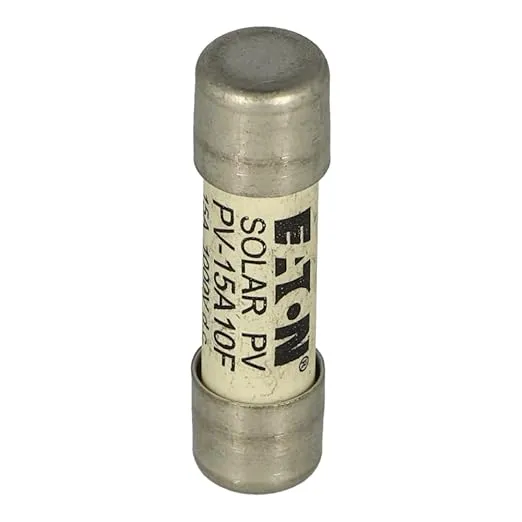 Cooper Bussmann ACK-40 Fuse Solar Ferrule PV-15A10F, 15 Amp, 1000 VDC, 10 mm x 38 mm