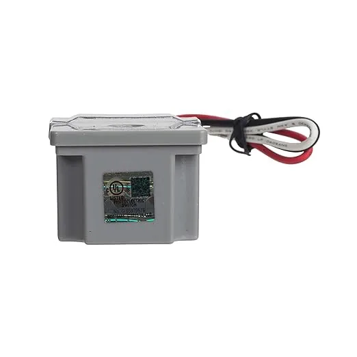 nsi INDUSTRIES TORK RKP203 Outdoor 120-Volt Swivel Mount Photocontrol with Light Adjustment Bar - Controls Lighting Dusk to Dawn - Compatible with Incandescent/Compact Fluorescent/Halogen/LED