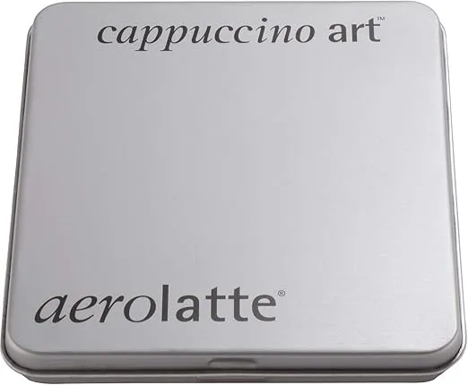 Aerolatte Cappuccino Stencil Set, For Latte Coffee Art, Set of 6 Stencils