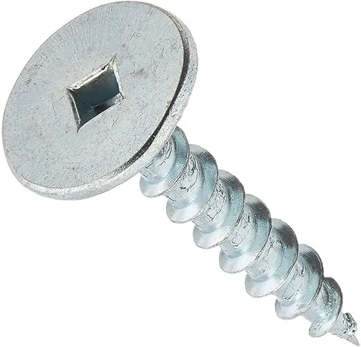 FastCap T20 Torx Drive - 1.25" Screw Length, 9/16" PowerHead, Zinc Coated, Type 17 Point, 50-Pack - 80011