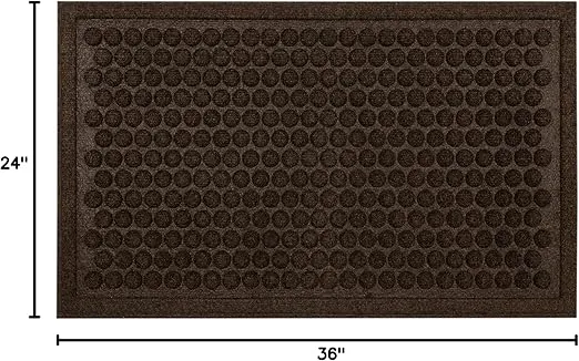 Mohawk Home Impressions Dots Chocolate Door Mat, 2' x 3'