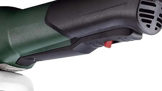 Metabo 6-Inch Angle Grinder, 13.5 Amp, 9,600 RPM, Electronics, Non-locking Paddle Switch, Made in Germany, WEP 15-150 Quick, 600488420, Green