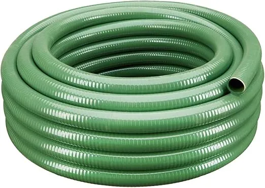 1.5" Dia x 25 ft HydroMaxx® Flexible PVC Heavy Duty Green Suction and Discharge Hose
