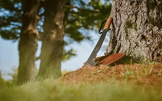 Woodmans Pal 284 - Multi-Use Axe Machete with Sheath - Survival Machete Ideal for Camping, Fishing, Hunting, Bushcraft - Perfect Brush Axe for Surveying