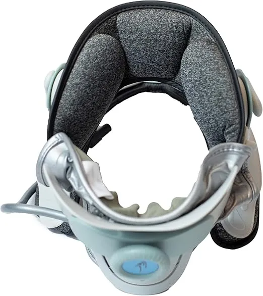 Cervical Neck Air Traction Collar & Stretcher- for Neck and Shoulder Pain Relief, Tension, Strain, or Pinched Nerves, Improves Spine Alignment Posture by Brace Direct
