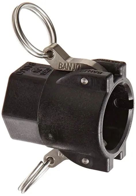 Banjo 075D Polypropylene Cam & Groove Fitting, 3/4" Female Coupler x NPT Female