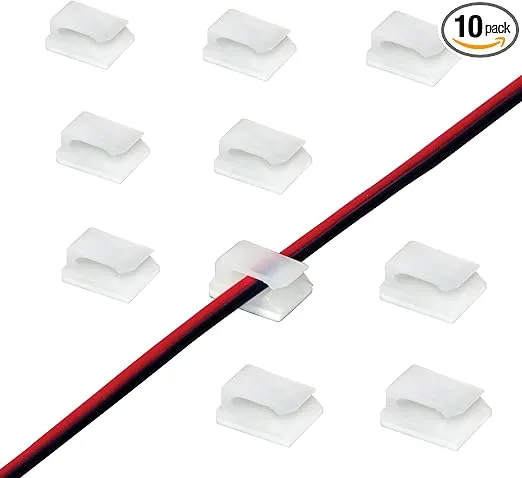 Armacost Lighting LED Lighting Wire Support Clips with 3M Peel & Stick Adhesive 910100