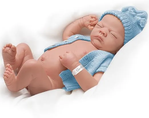 The Ashton-Drake Galleries Linda Webb Charlie Anatomically Correct So Truly Real Lifelike Baby Doll