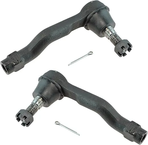 TRQ Front Outer Tie Rod Set Compatible with 2003-2008 INFINITI FX35 FX45