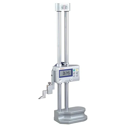 Mitutoyo 192-630-10 LCD Digimatic Height Gage, 0-12" Range, 0.0005"-0.0002” Resolution, +/-0.001" Accuracy, 4.7kg Mass