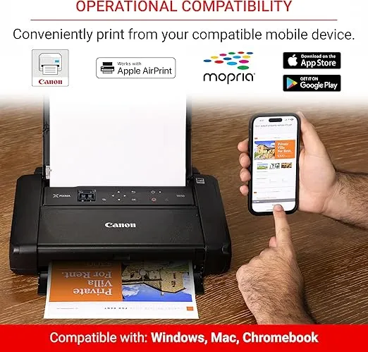 Canon PIXMA TR150 Wireless Portable Printer