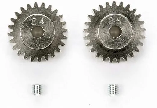 TAMIYA AV Pinion Gear Set 24T25T TT01/CR01 TAM50477 Gears & Differentials