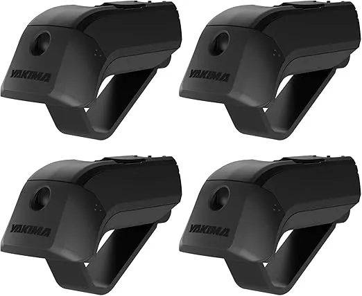 Yakima Adjustable Roof Rack Towers with 165 Pound Maximum Load Capacity for Vehicles Without Roof Rails or Gutters, Black, Set of 4