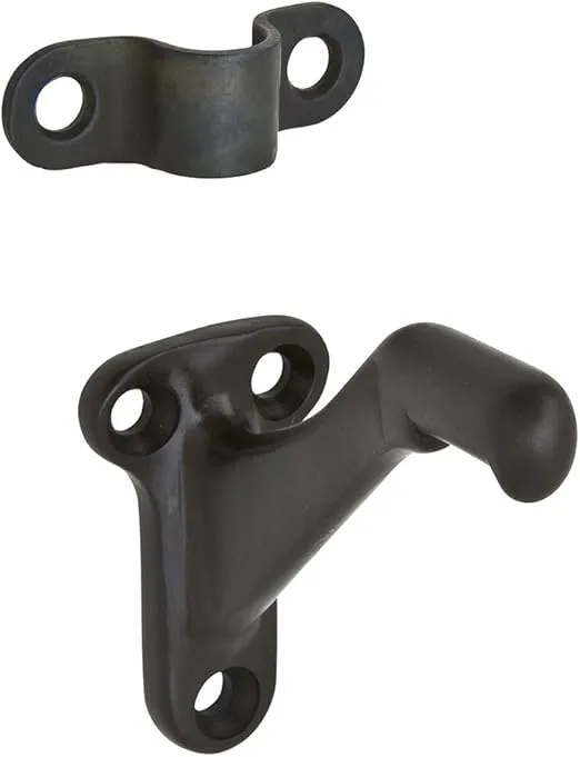 SCHLAGE Ives by Schlage 059A10B Hand Rail Bracket, Black