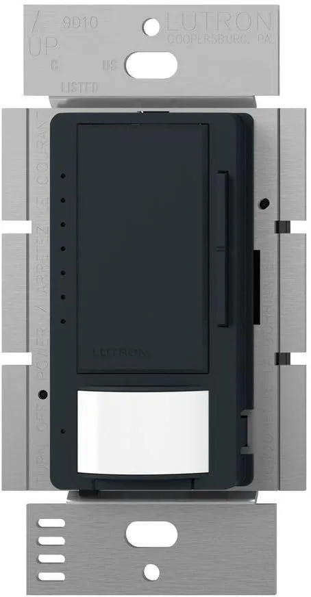 Lutron Maestro LED+ Motion Sensor/Dimmer Switch | 150W LED | Single Pole/Multi-Location | MSCL-OP153M-MN | Midnight