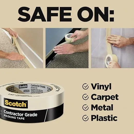 3M 2020-24A 1" Scotch General Purpose Masking Tape