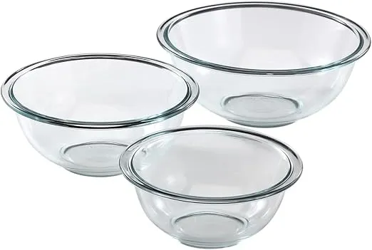 BOWL MIXING 3PC CLEAR